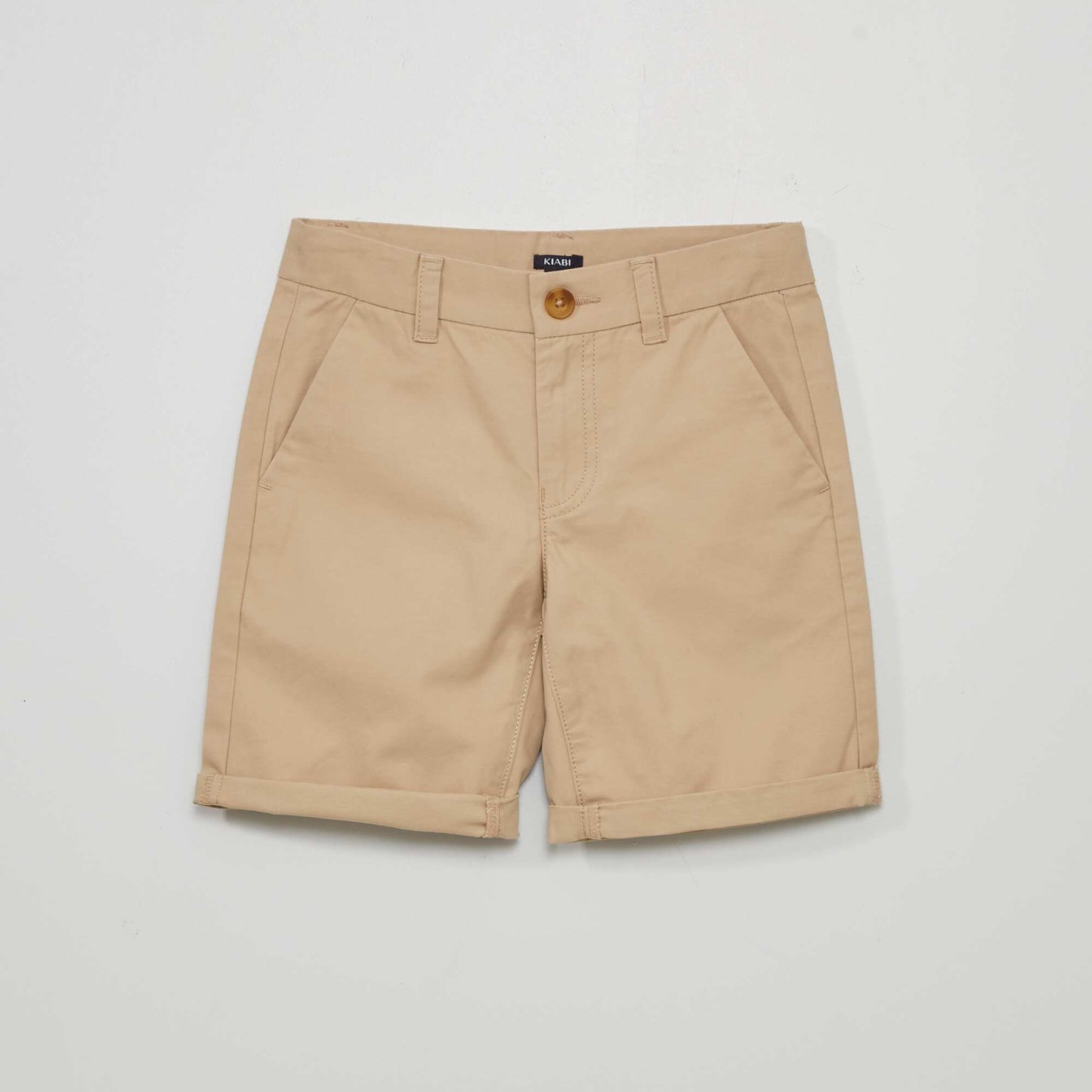 Bermuda chino en twill Beige