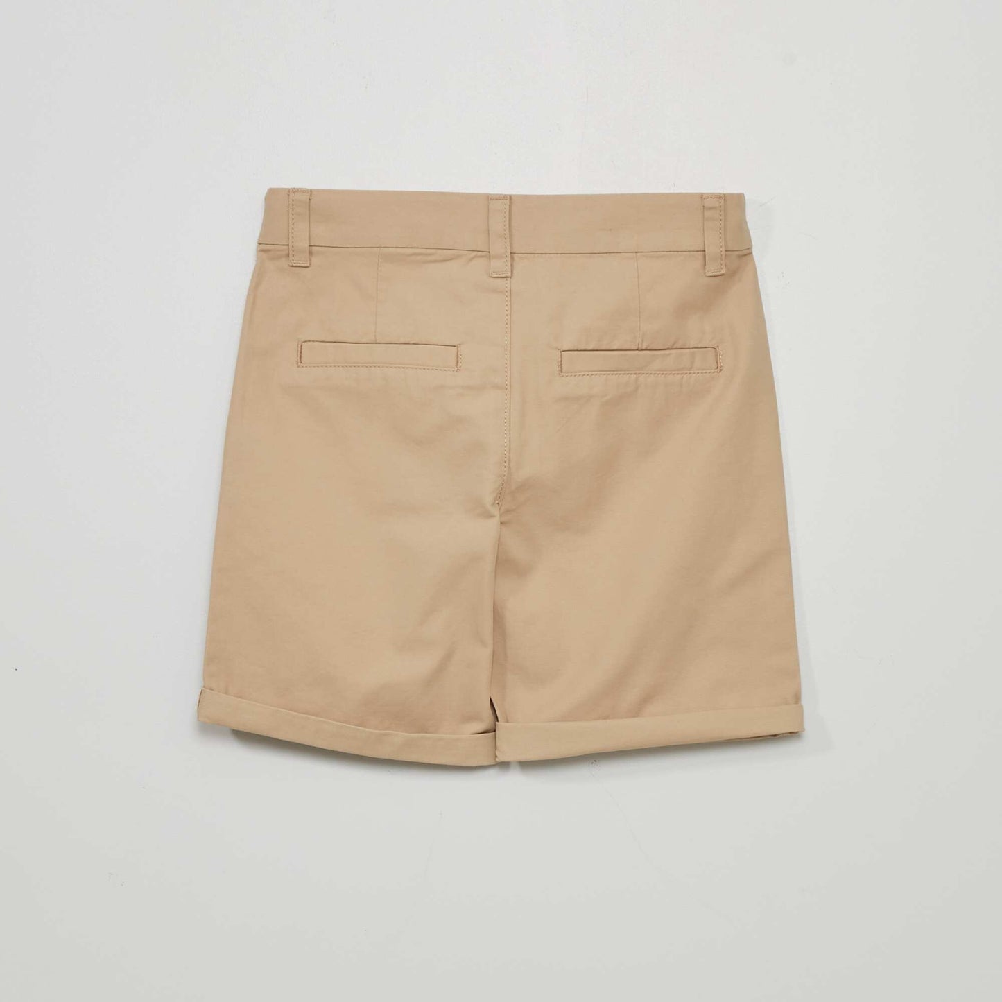 Bermuda chino en twill Beige