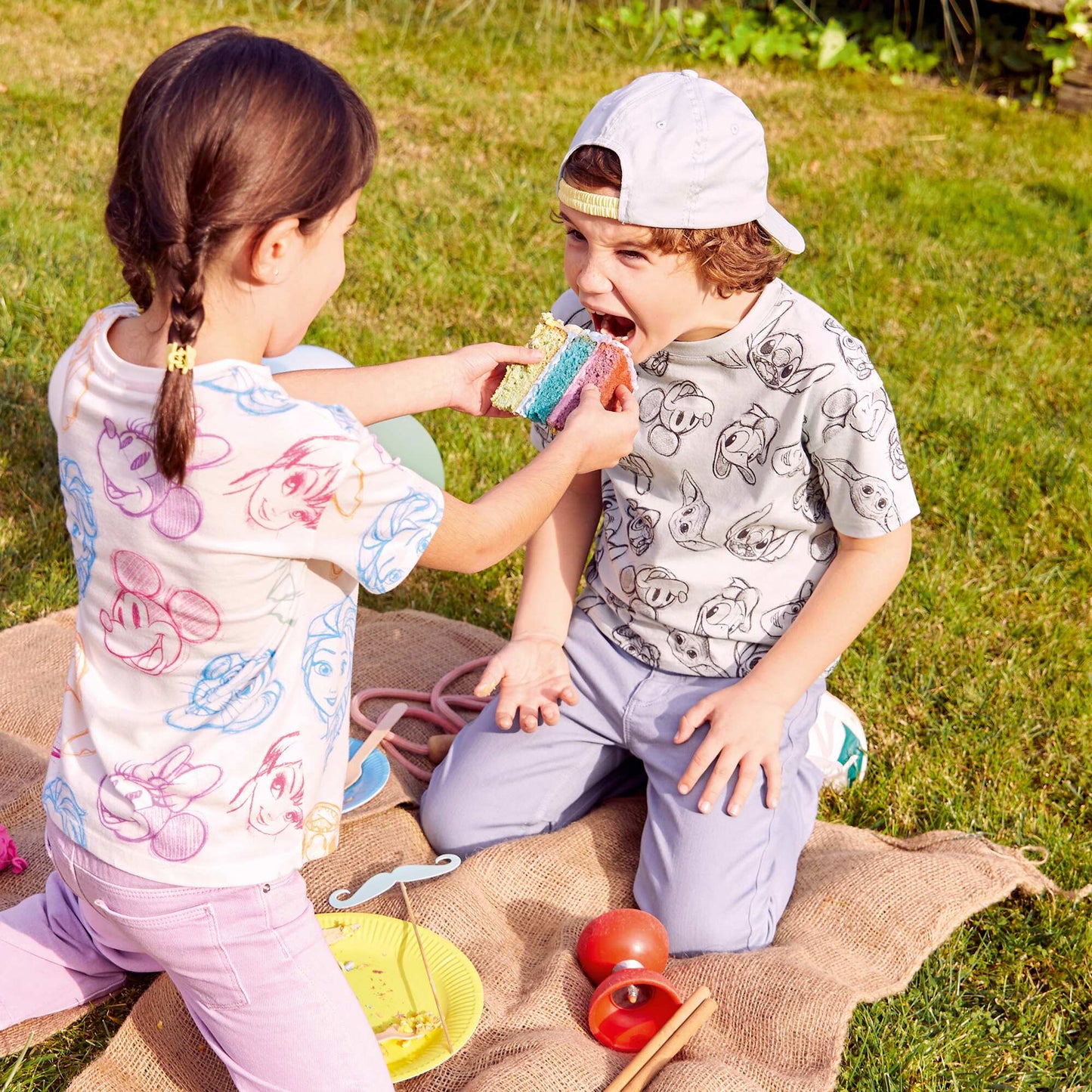 T-shirt 'Disney' en jersey Bleu
