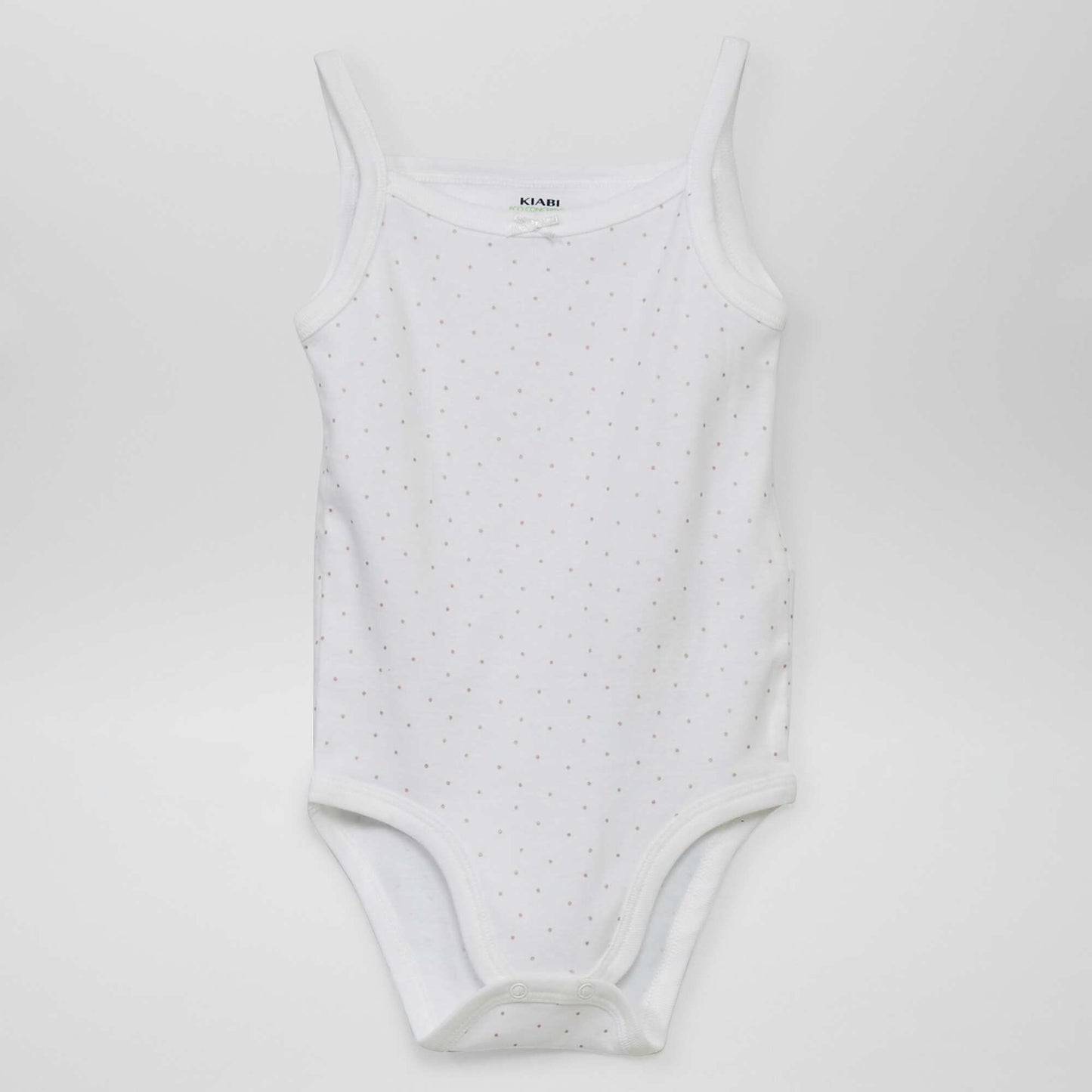 Lot de 3 bodies fines bretelles Blanc