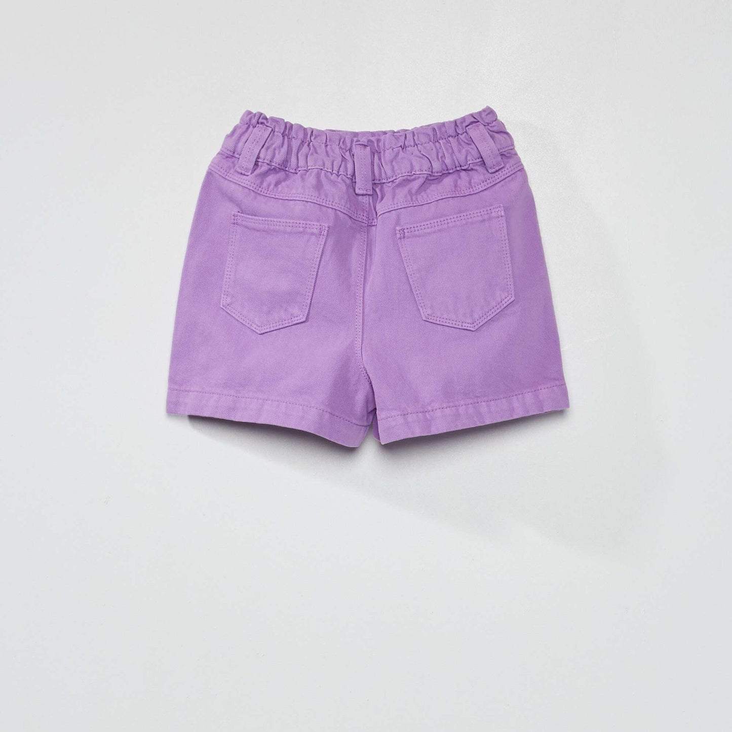 Short en jean paperbag Violet