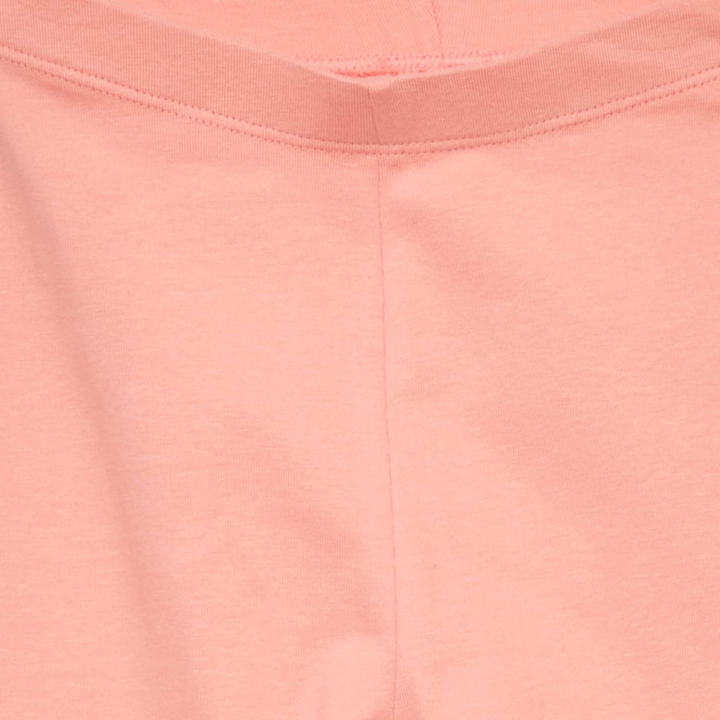 Legging court en jersey uni Rose clair