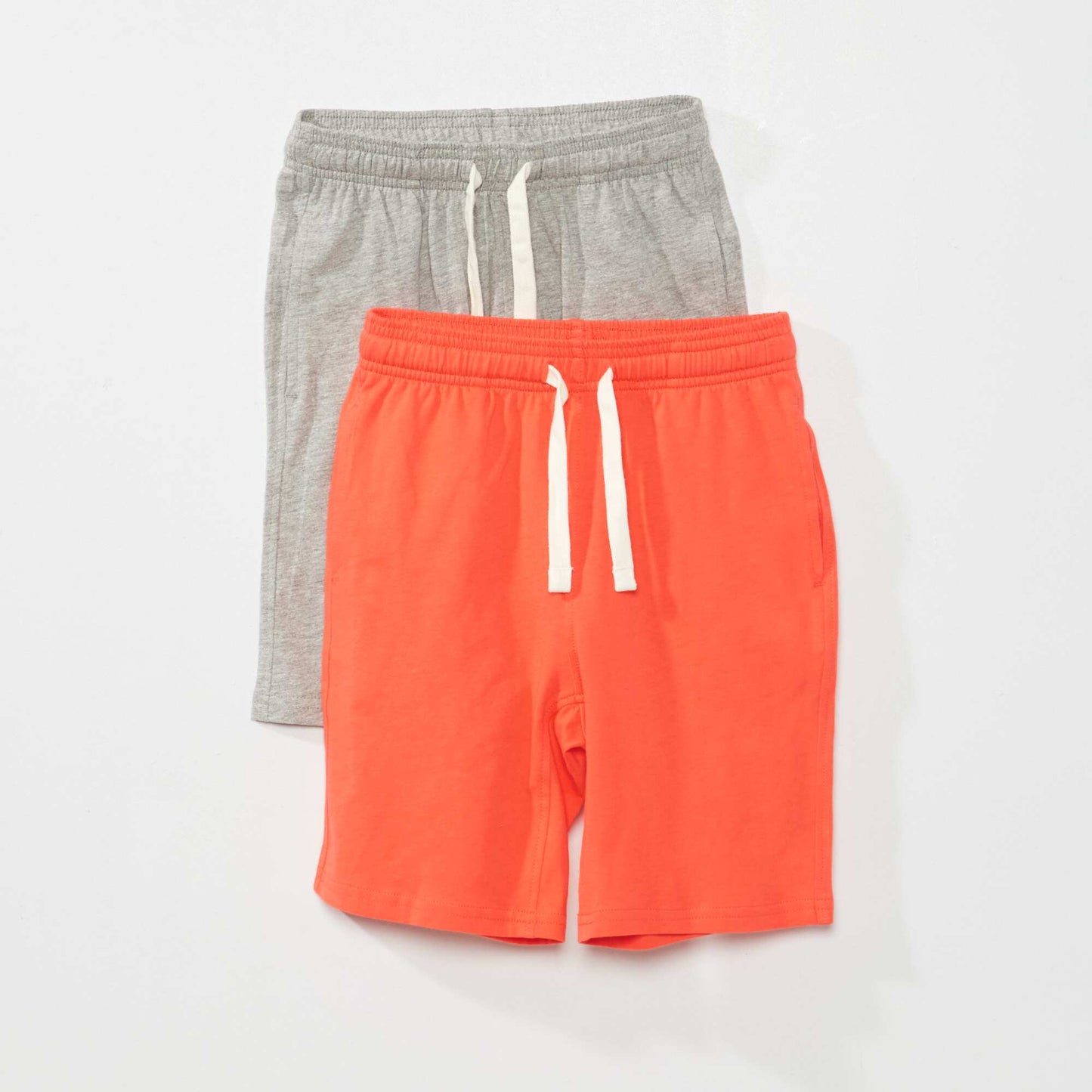 Lot de bermudas en jersey - 2 pi ces Gris