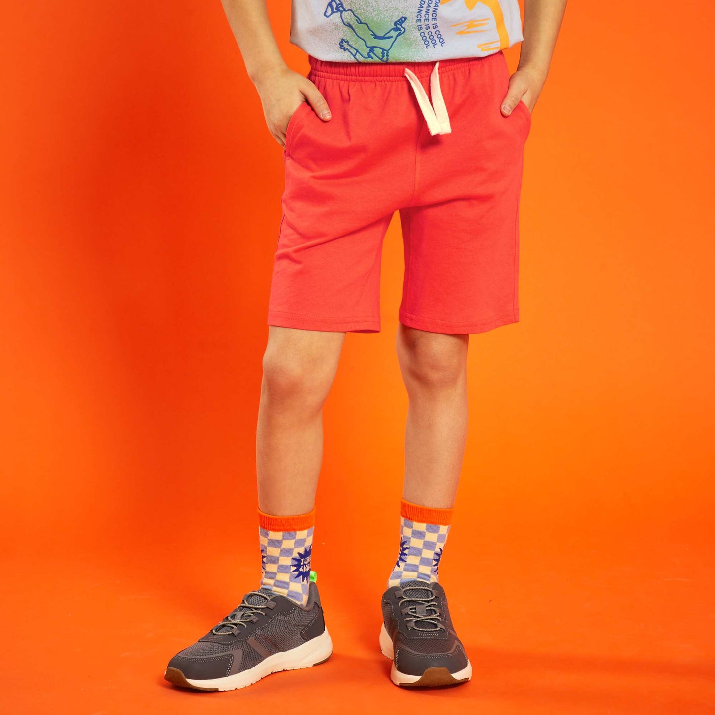 Lot de bermudas en jersey - 2 pi ces Gris