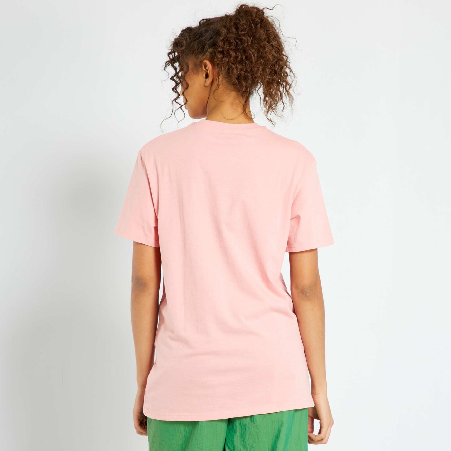 Tee-shirt imprim USA Rose