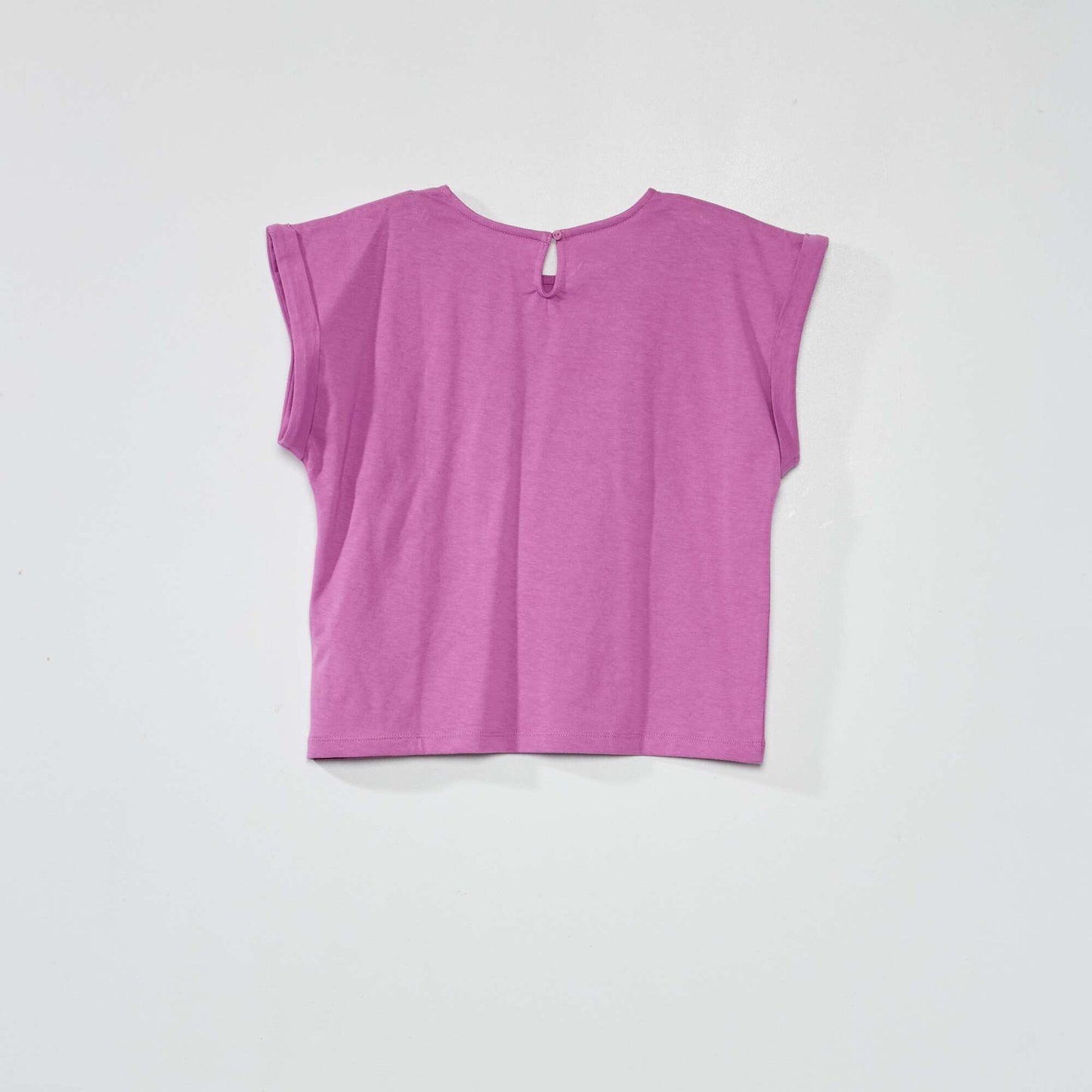 Tee-shirt imprim Violet