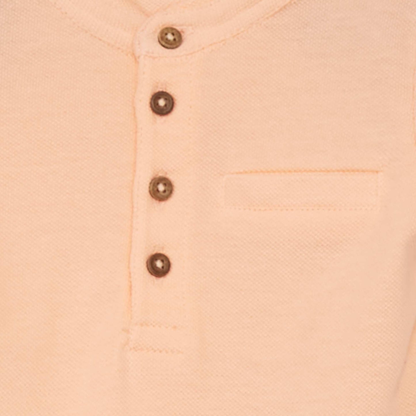 Polo en piqu de coton Orange