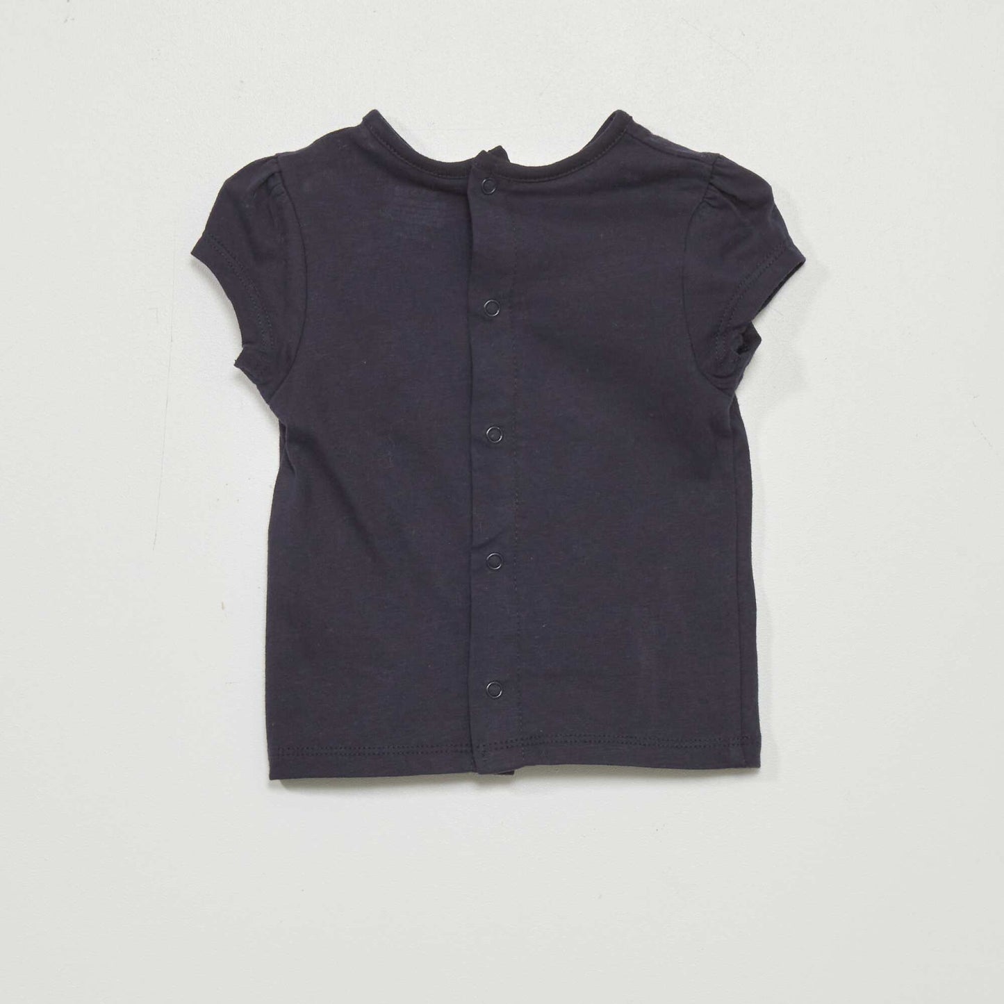 T-shirt manches courtes avec imprim Bleu