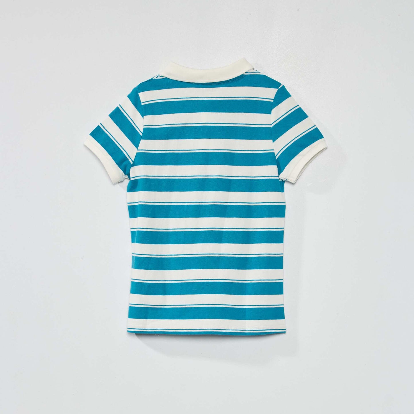 Polo en maille piqu Bleu