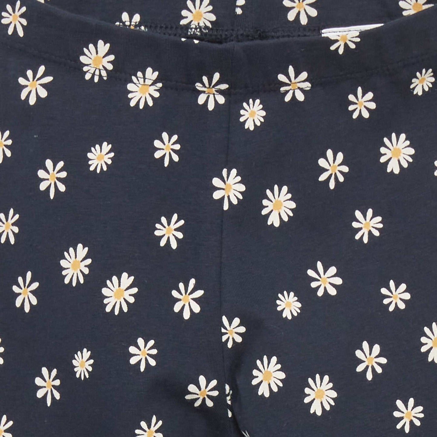 Legging court en jersey avec motifs fantaisie Bleu marine