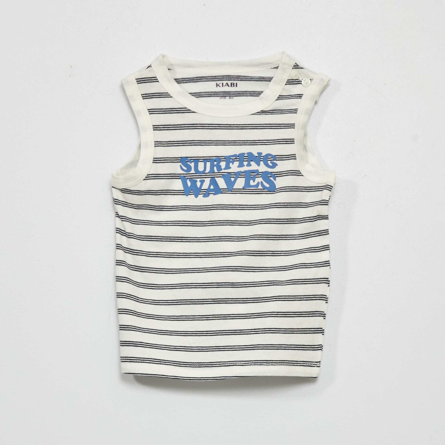 Lot de 2 d bardeurs en jersey Blanc/Bleu