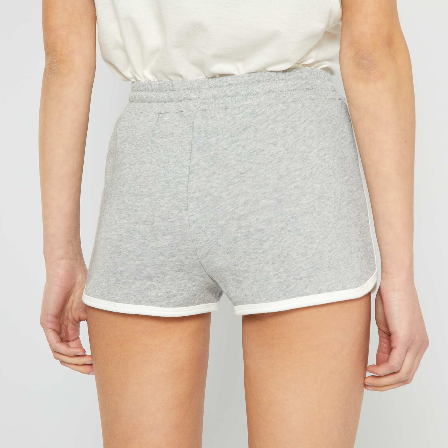 Short en molleton Gris