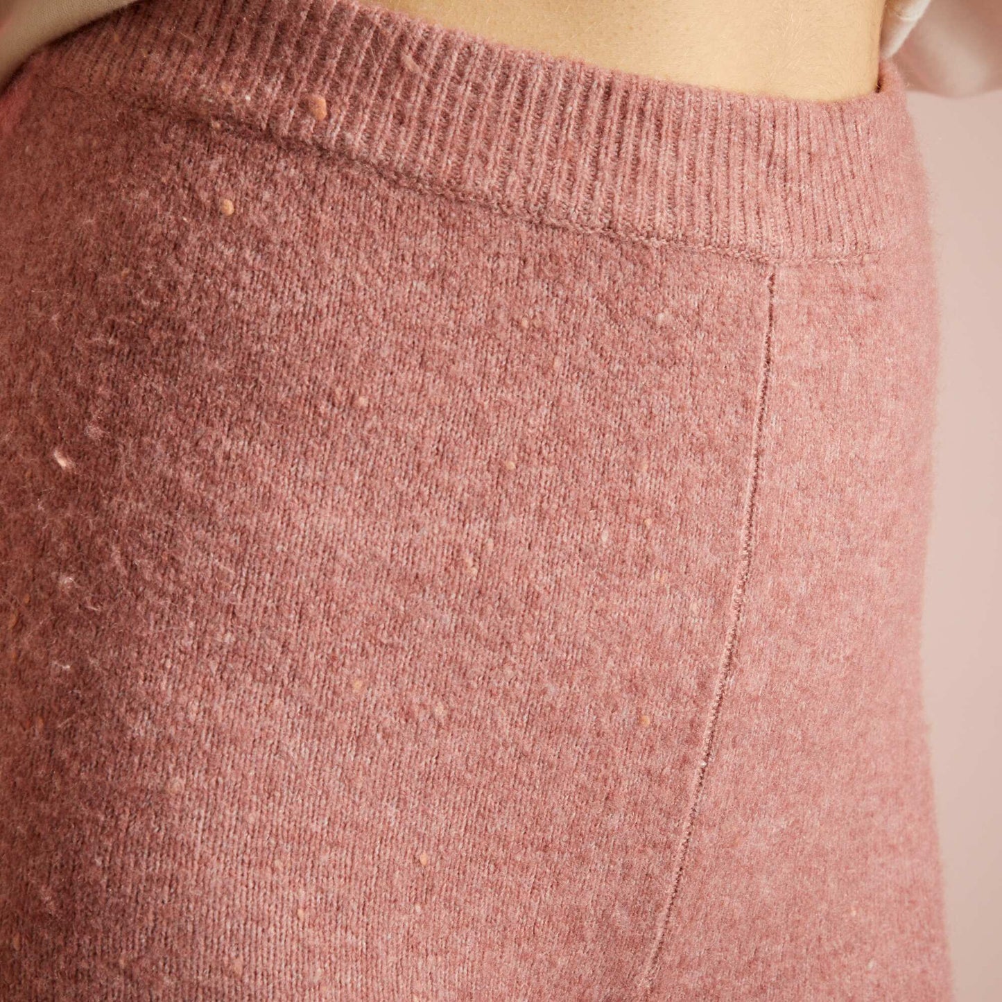 Legging en maille jersey Rose