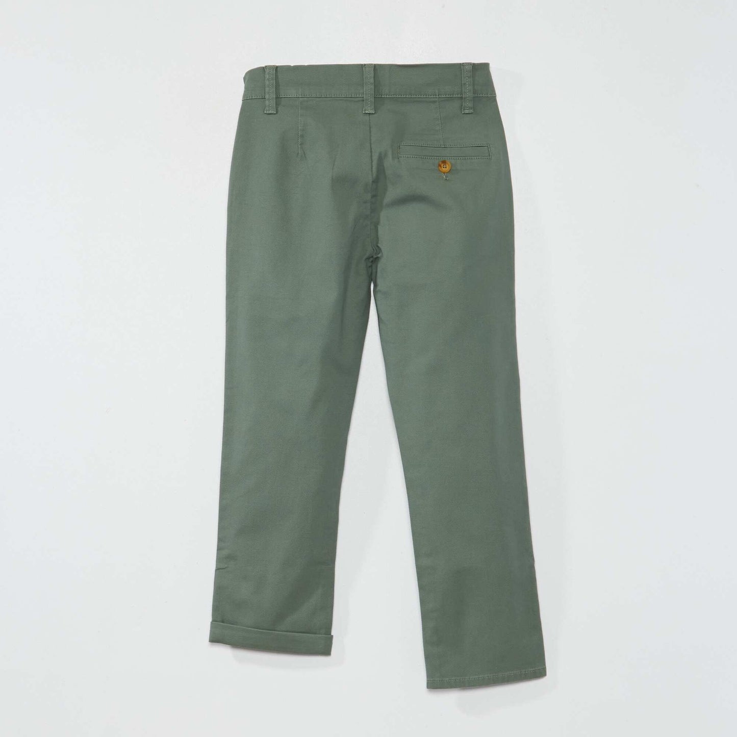 Pantalon chino tapered Vert