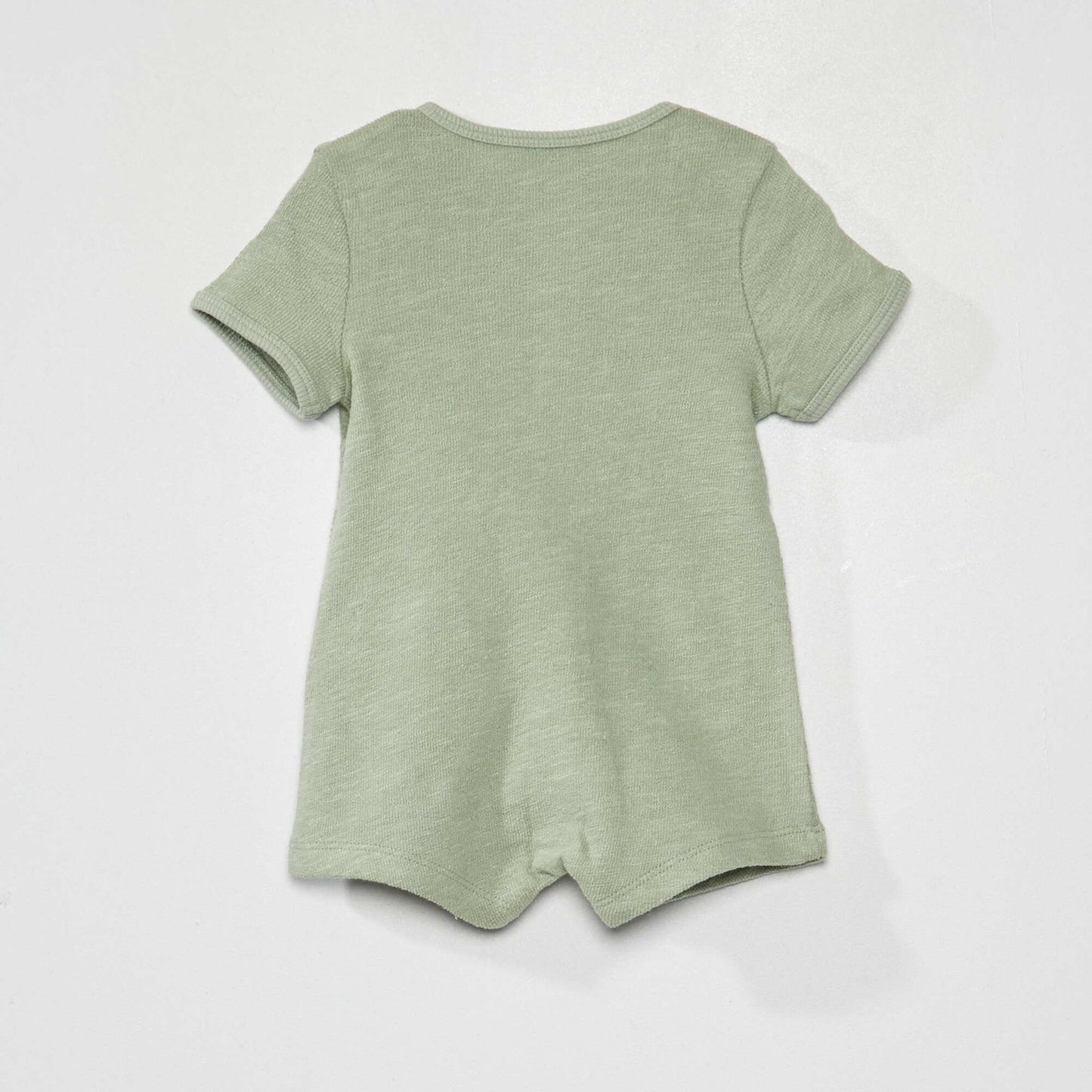 Barboteuse en maille ponge Vert