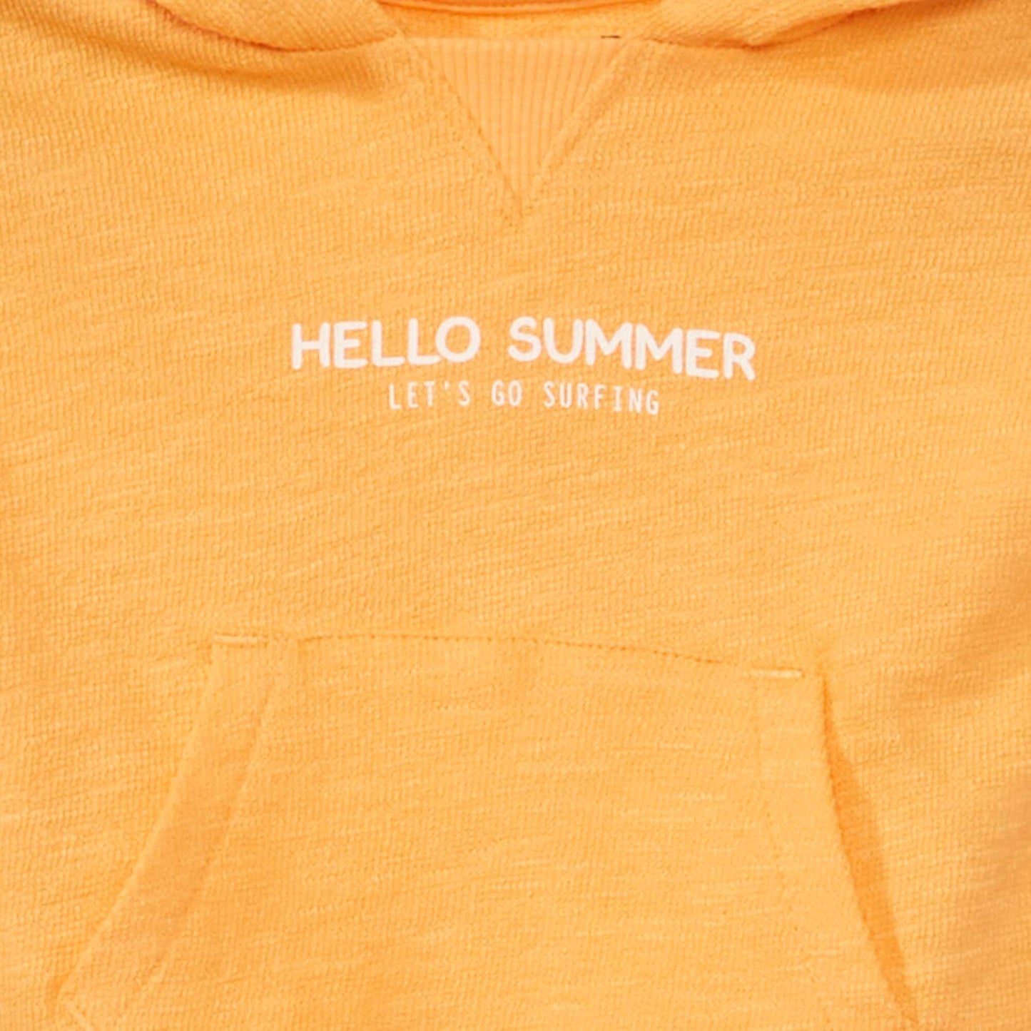 Sweat avec capuche Orange