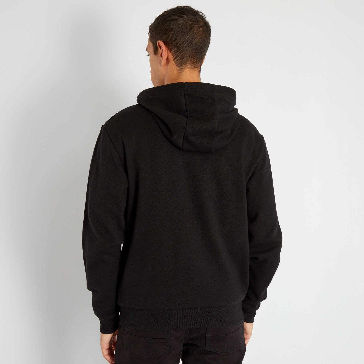 Sweat zipp capuche noir