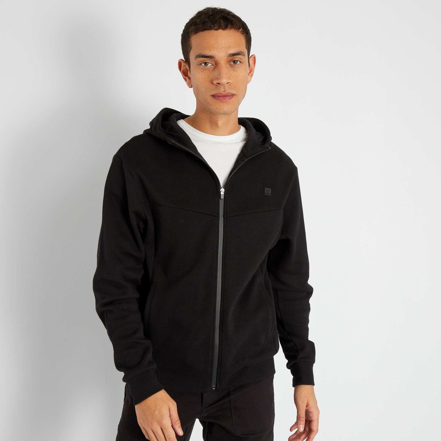 Sweat zipp capuche noir