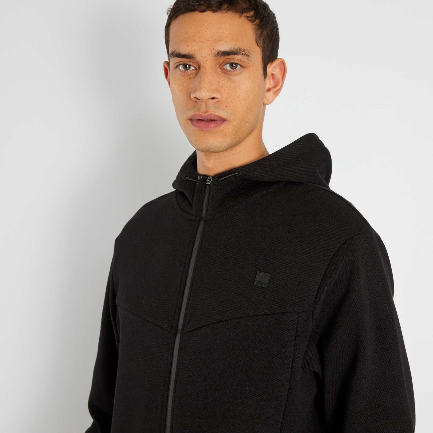 Sweat zipp capuche noir
