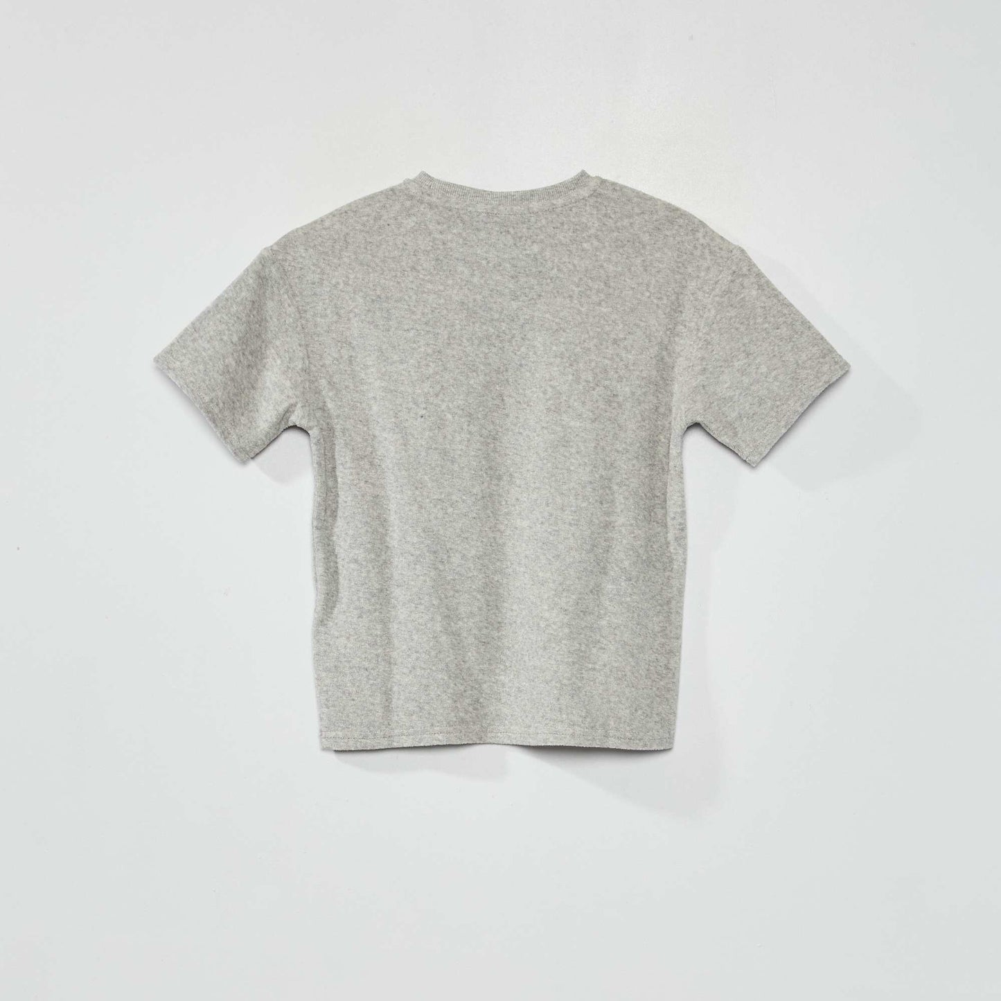 T-shirt en maille ponge Gris