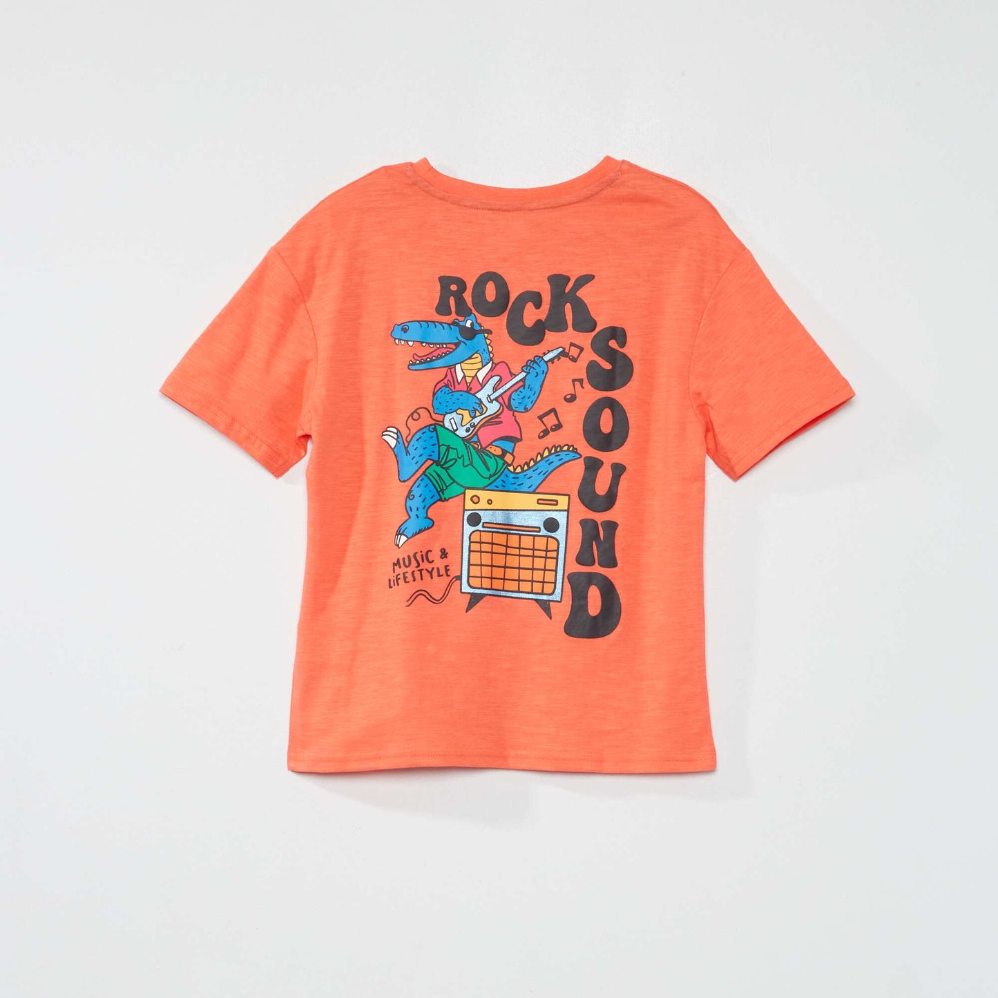 T-shirt avec imprim Rose