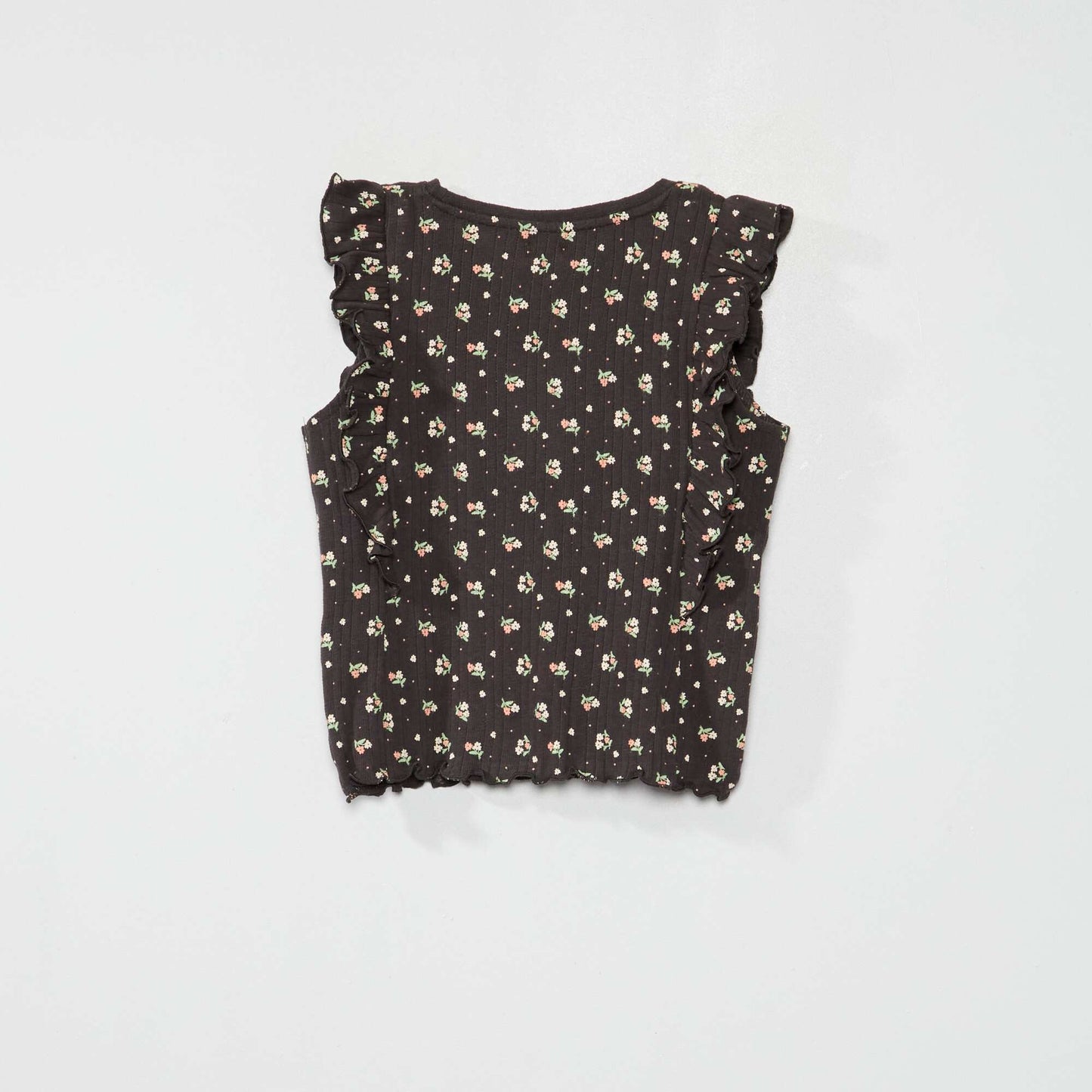 Tee-shirt sans manches c tel e Gris