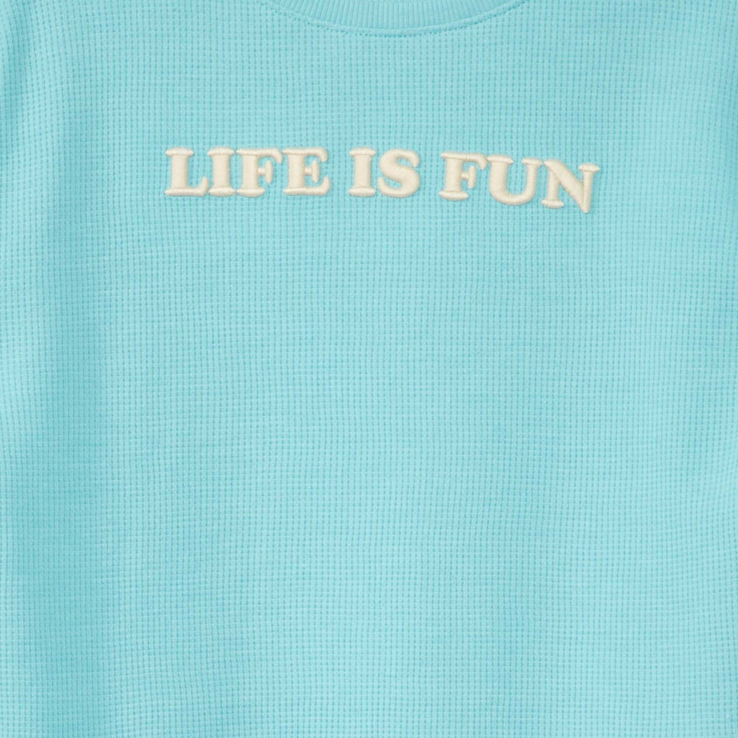 T-shirt en maille gaufr e Vert