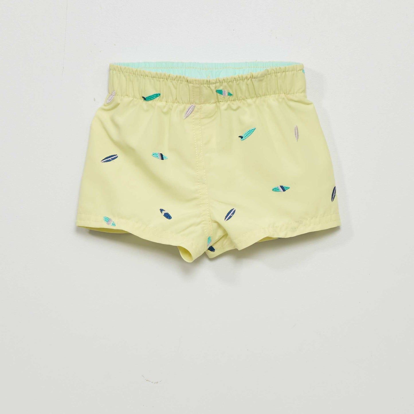 Short de bain 'surf' Jaune