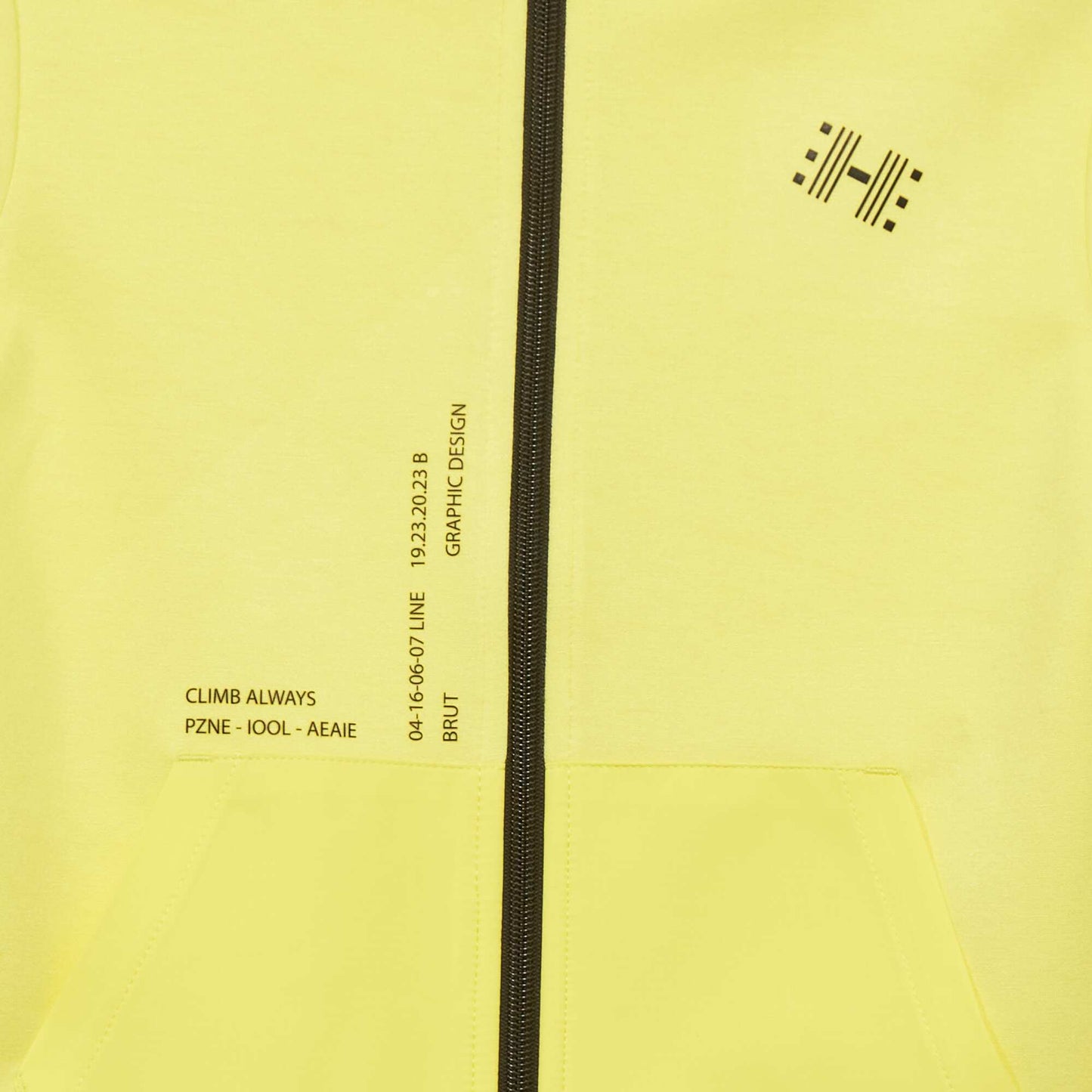 Sweat capuche Jaune