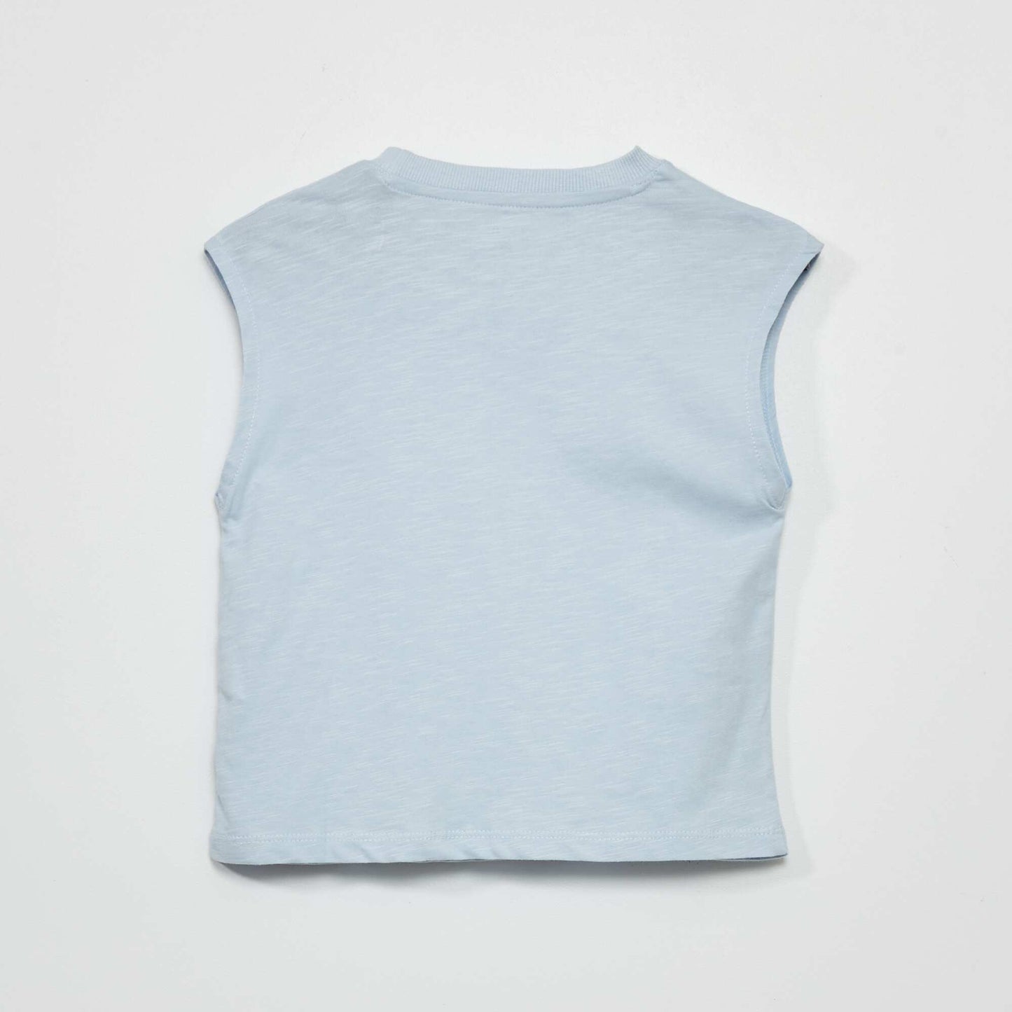 T-shirt en jersey avec sequins Bleu