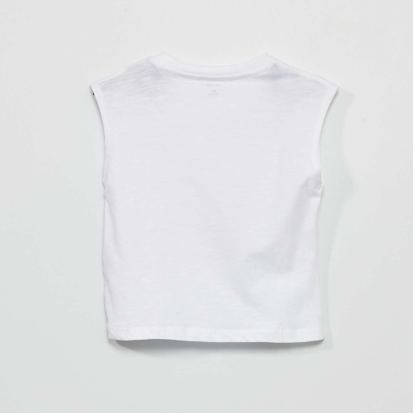 T-shirt en jersey avec sequins Blanc