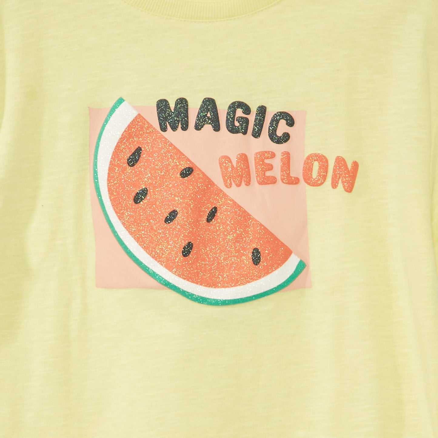 T-shirt avec imprim JAUNE