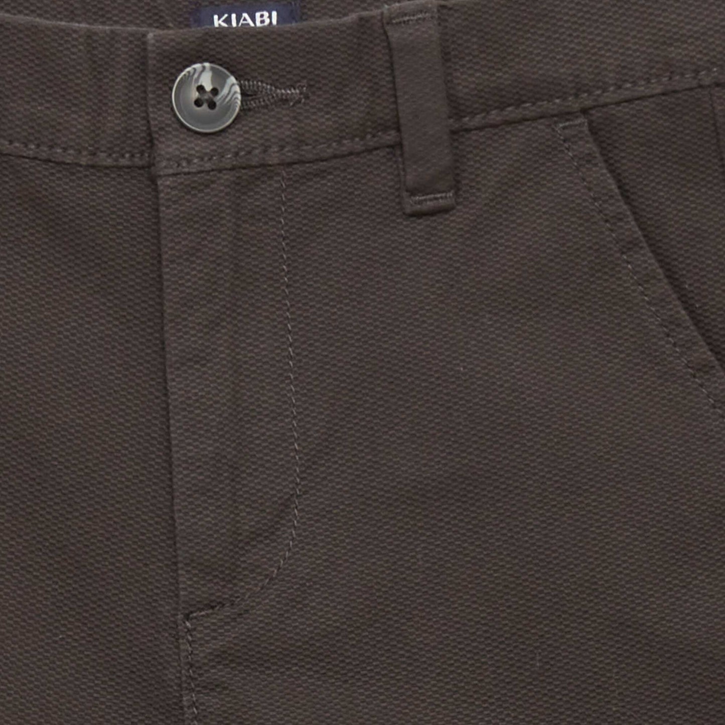Bermuda chino slim gris fonc
