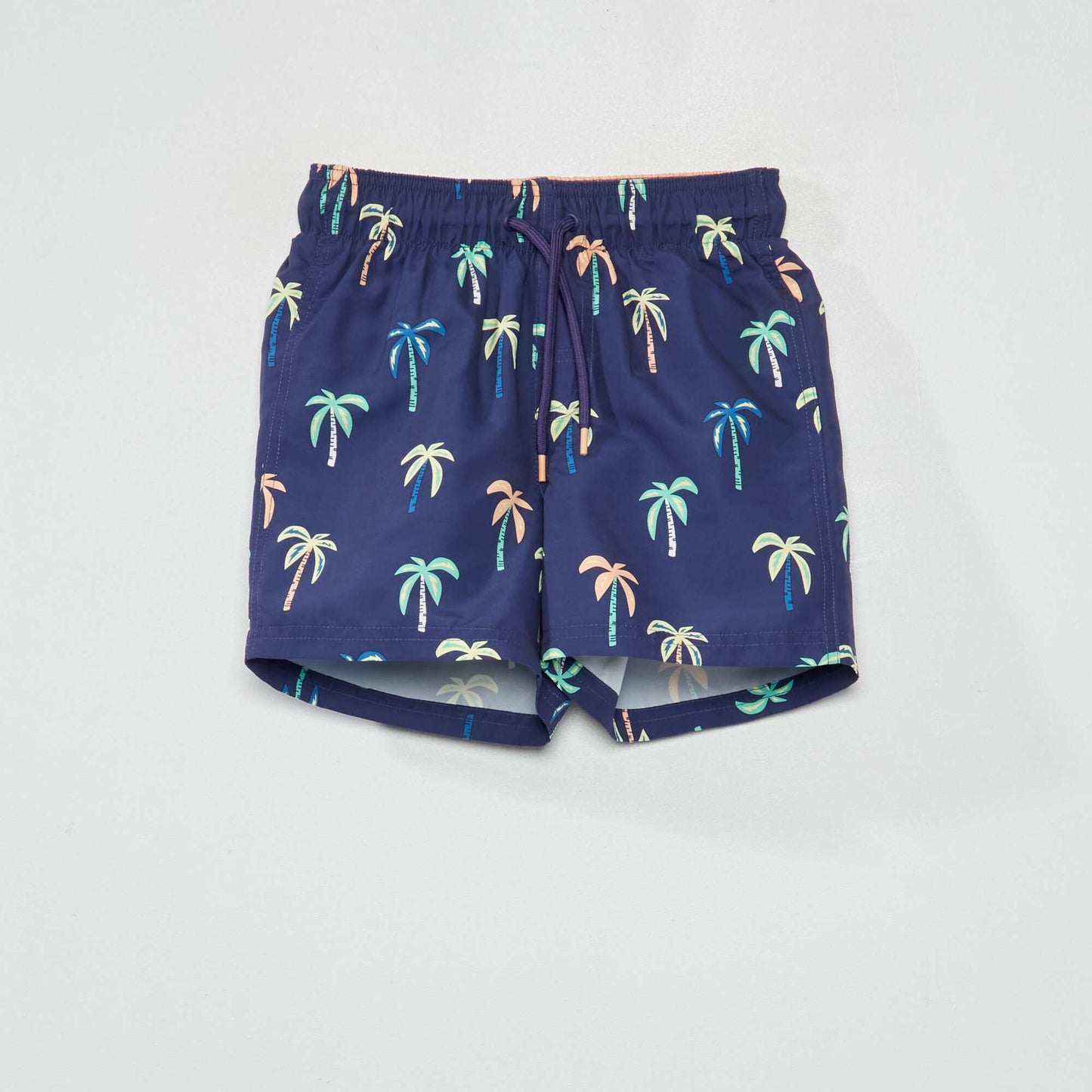 Short de bain imprim Bleu
