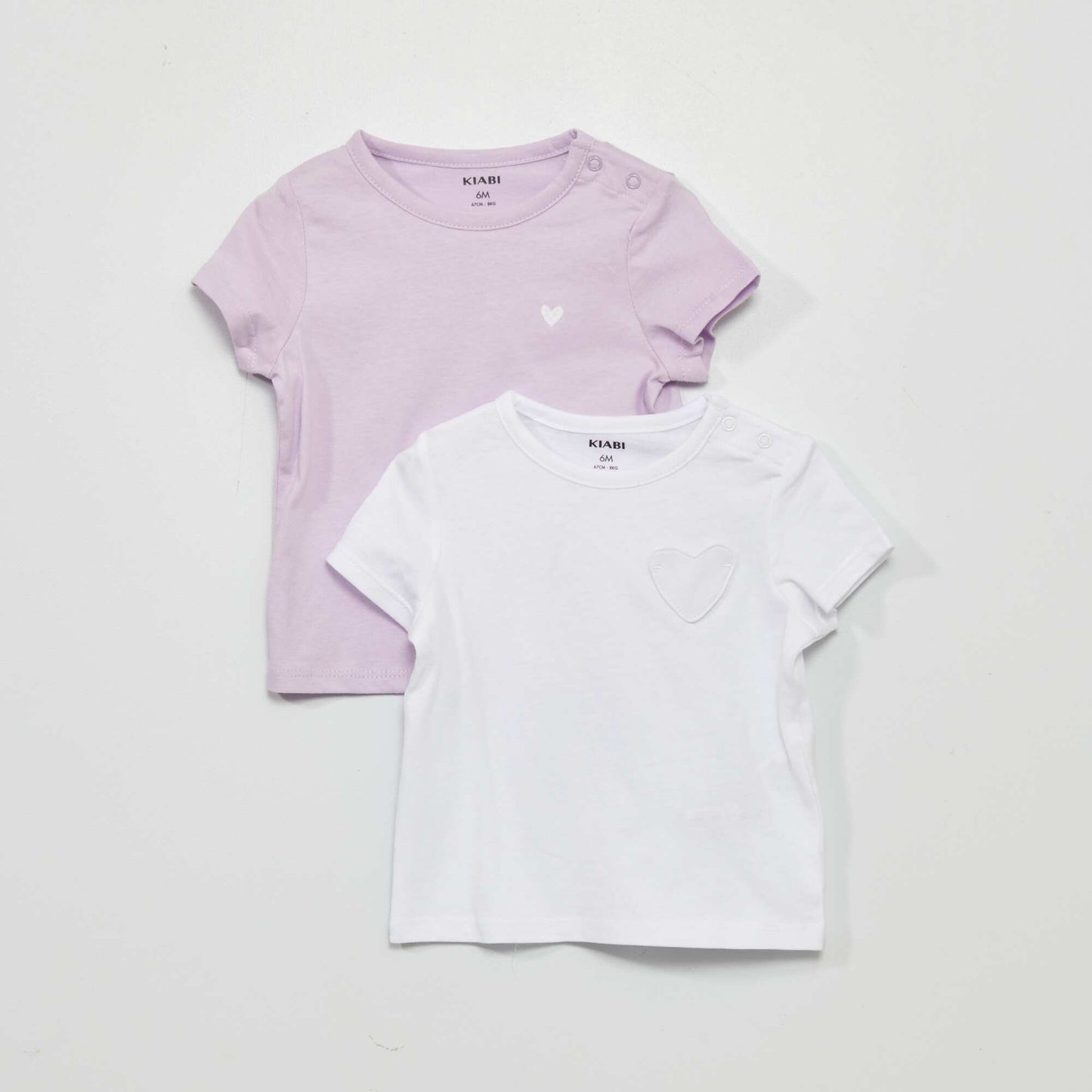 T-shirt manches courtes BLANC