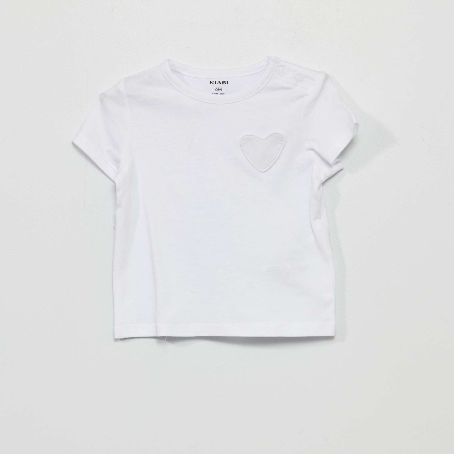 T-shirt manches courtes BLANC