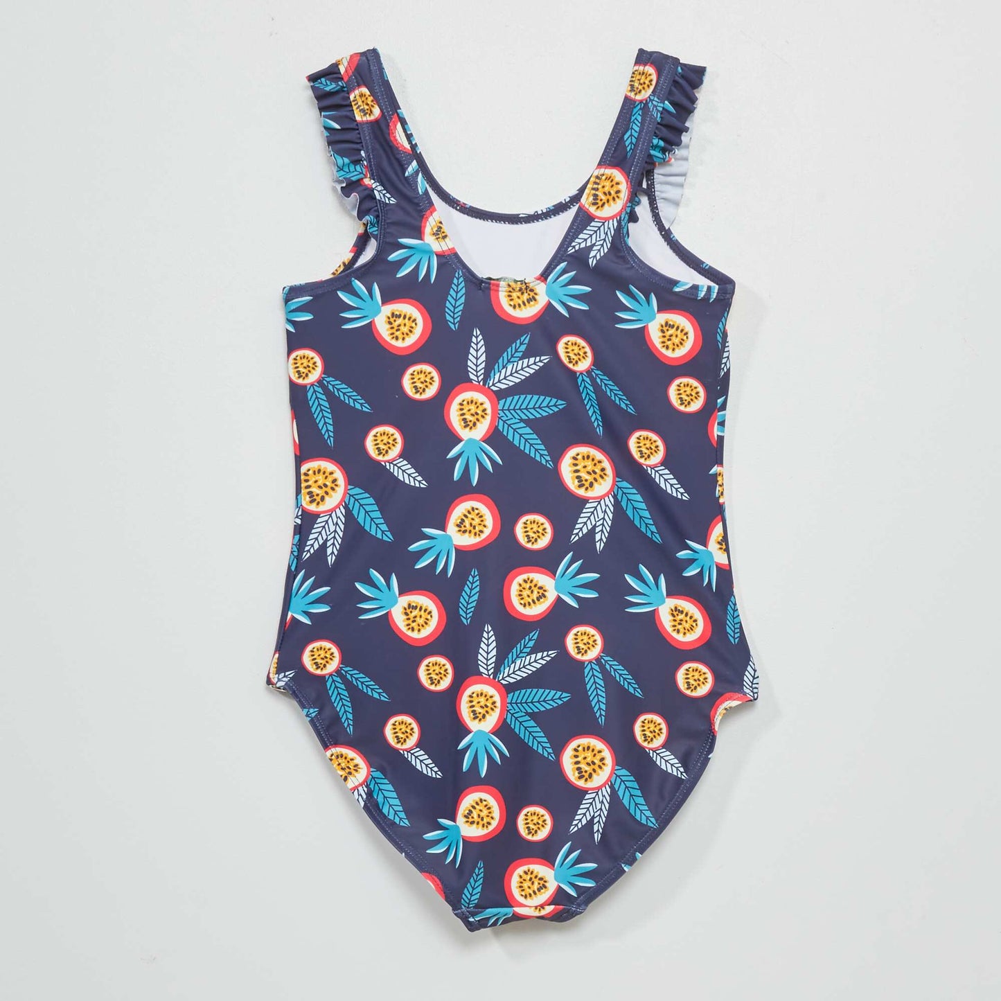 Maillot 1 pi ce imprim Bleu