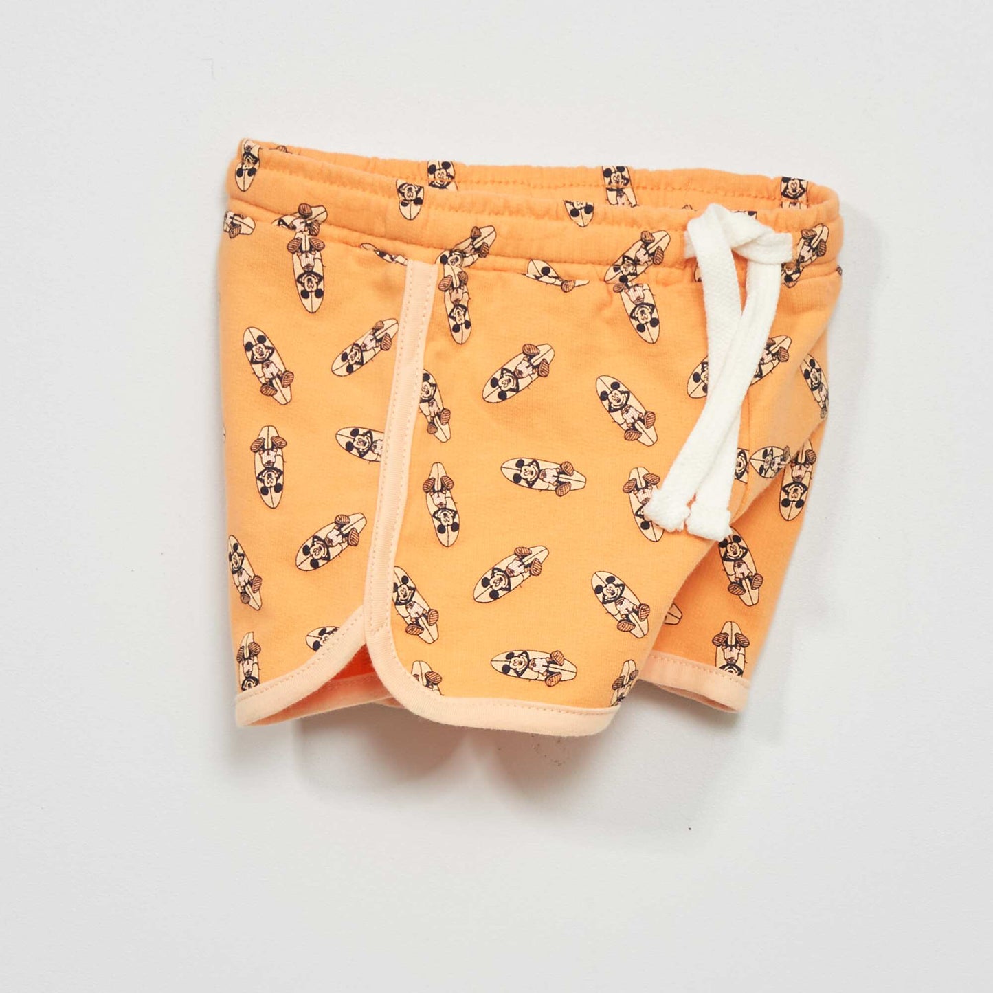 Short en french terry imprim 'Disney' Orange