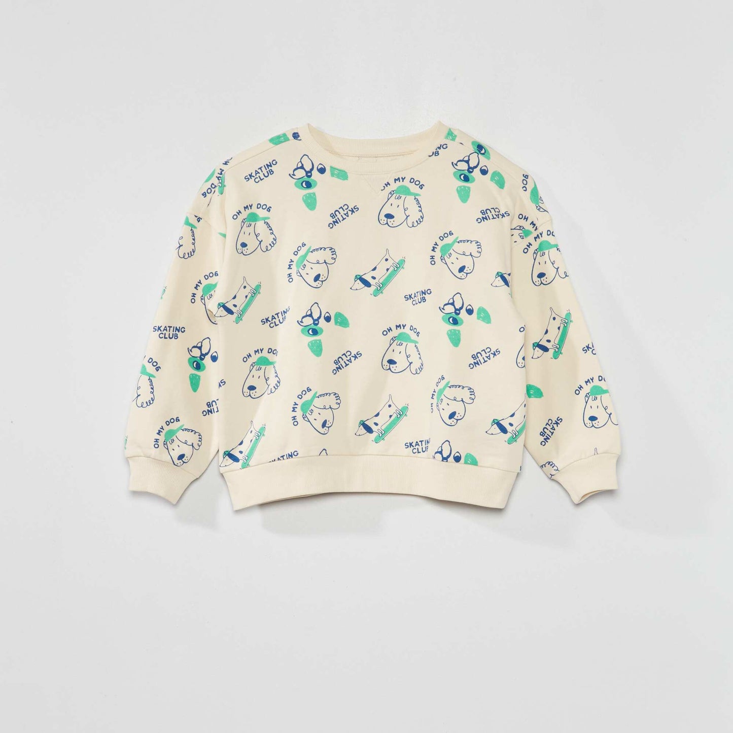 Sweat rayures Blanc