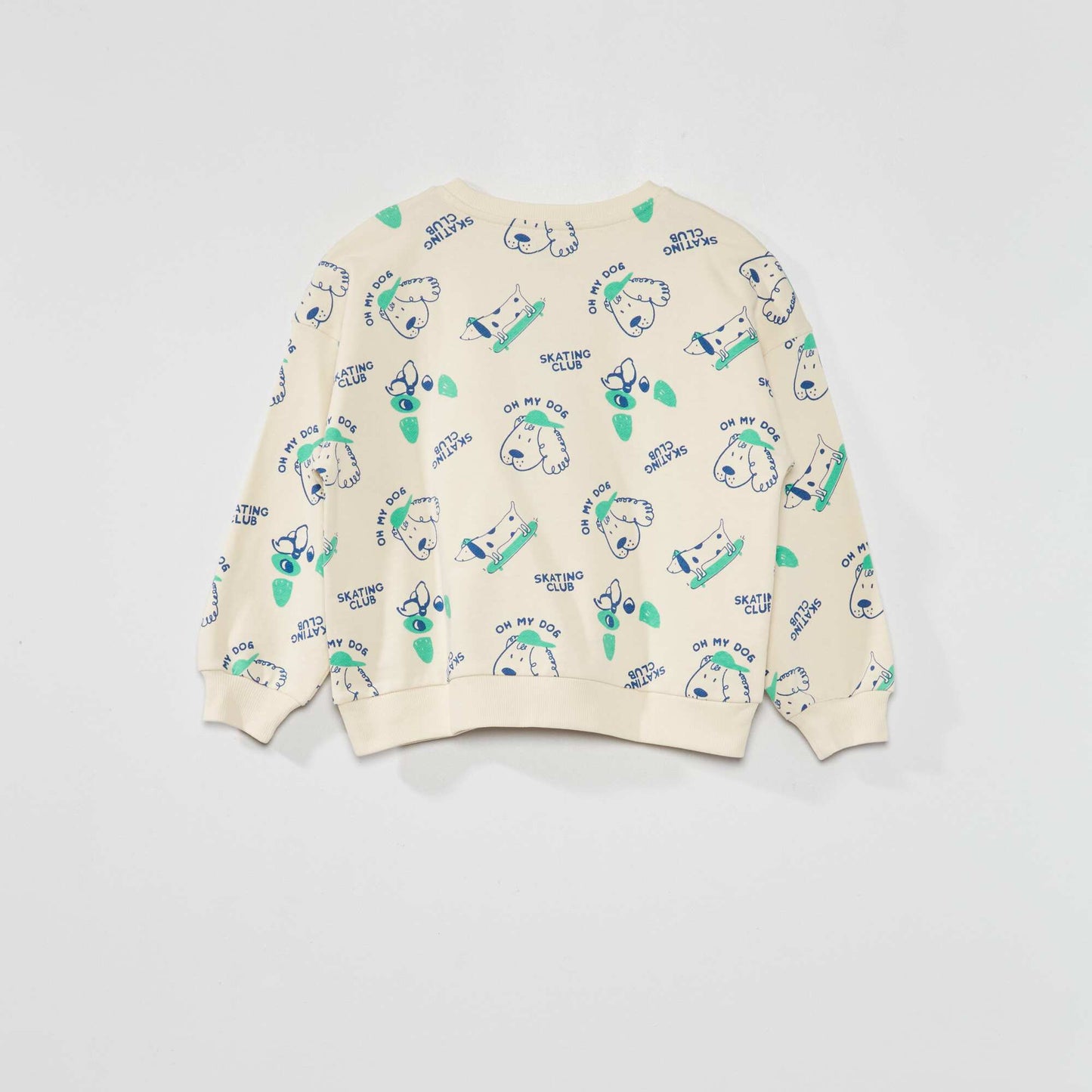 Sweat rayures Blanc