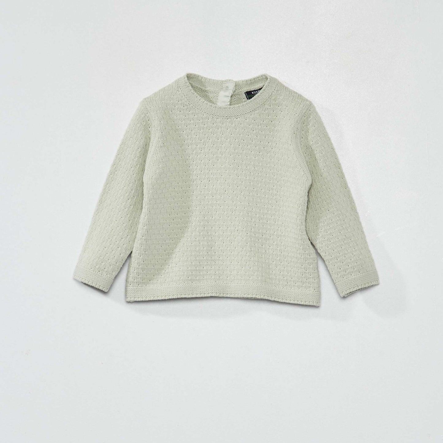 Gilet en maille fantaisie Vert