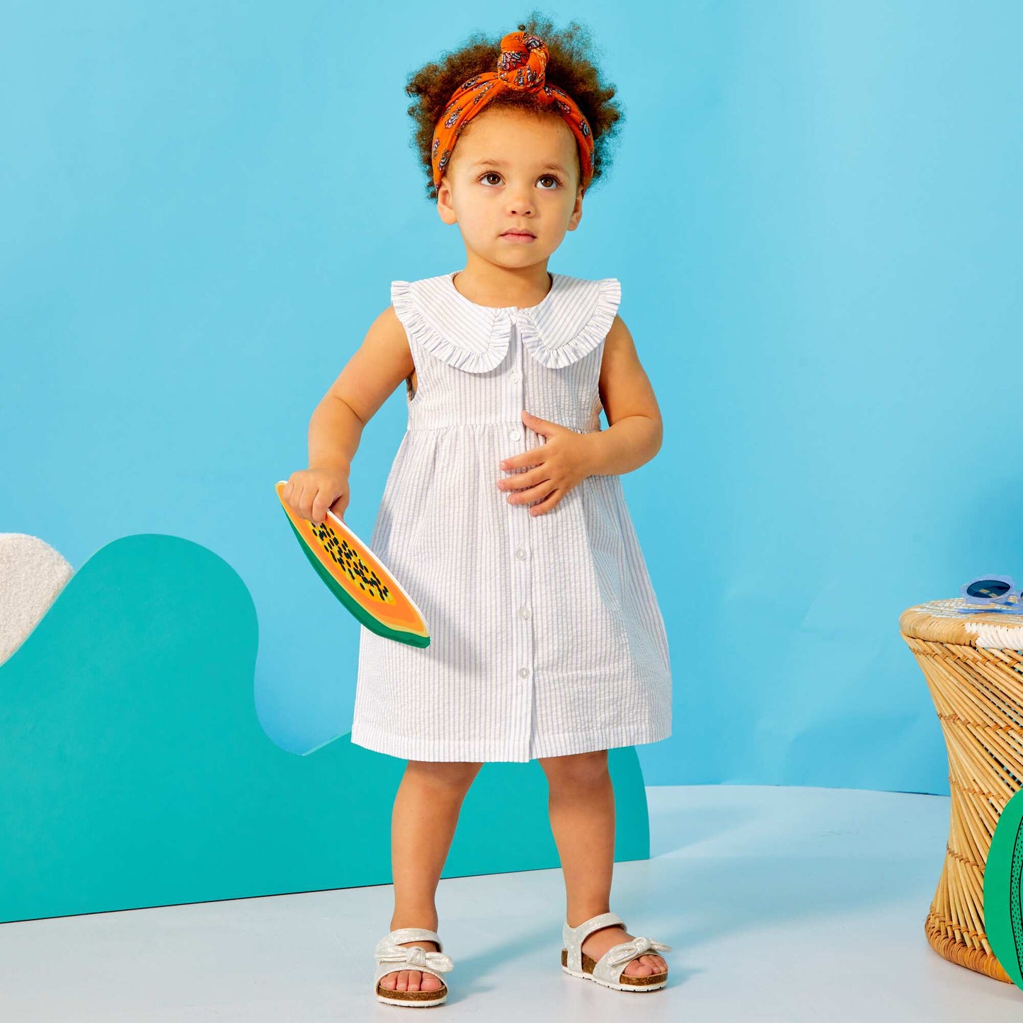 Ensemble robe + culotte - 2 pi ces Bleu