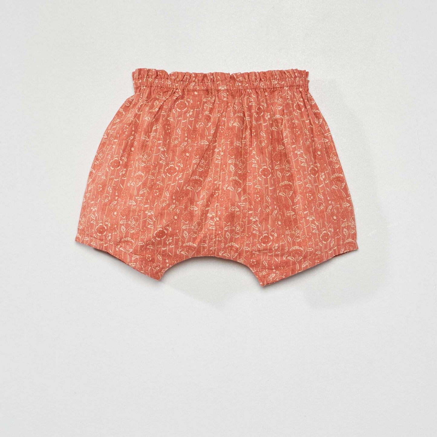 Short en voile de coton avec imprim Rose