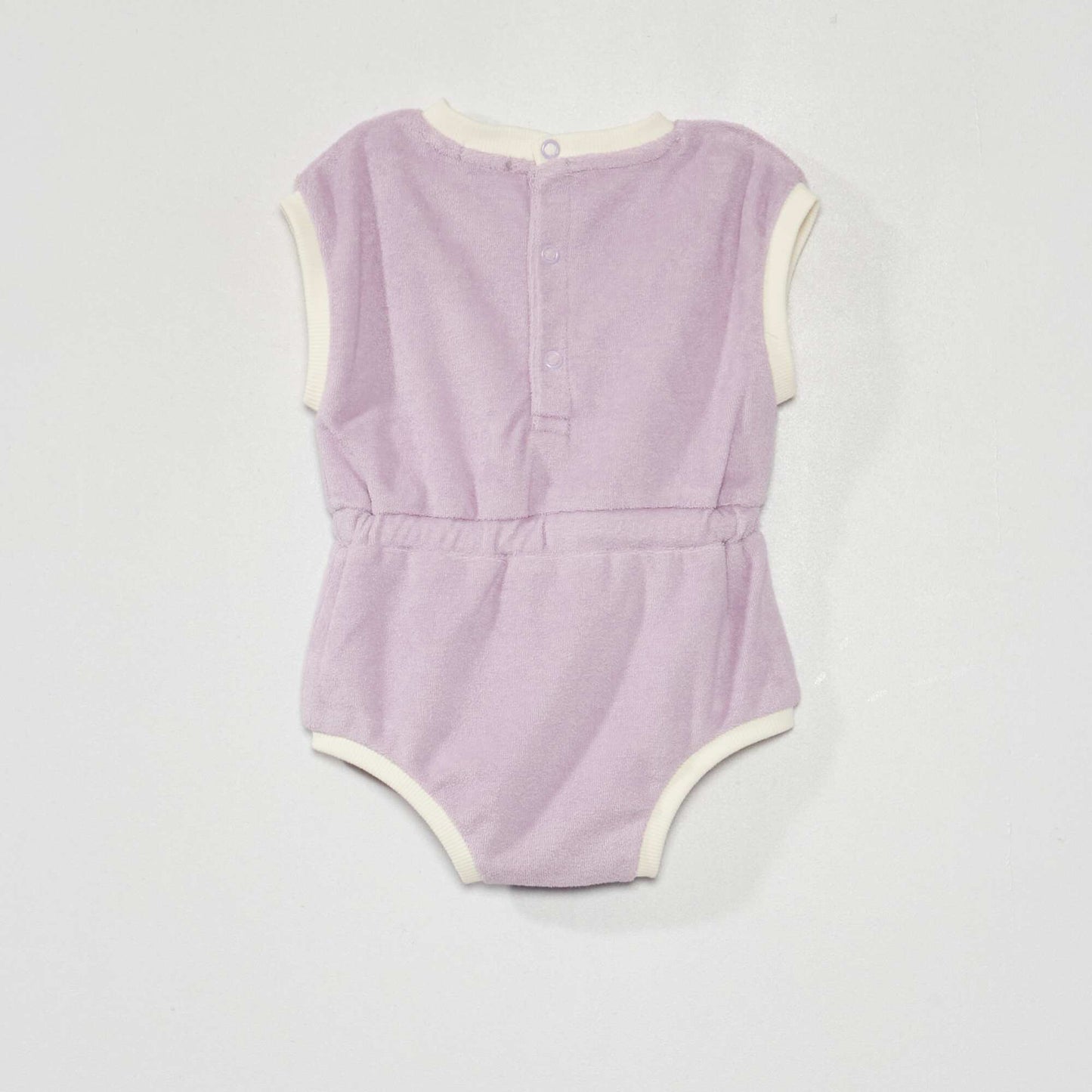 Barboteuse en ponge lilas