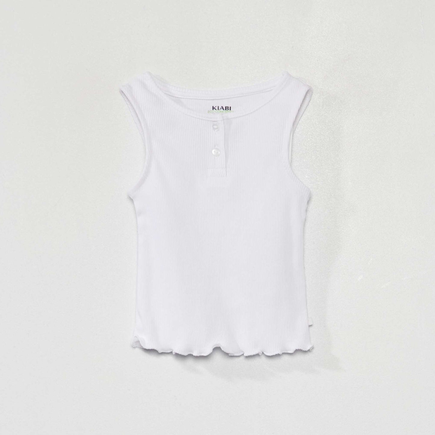 D bardeur c tel et bords ondul s blanc