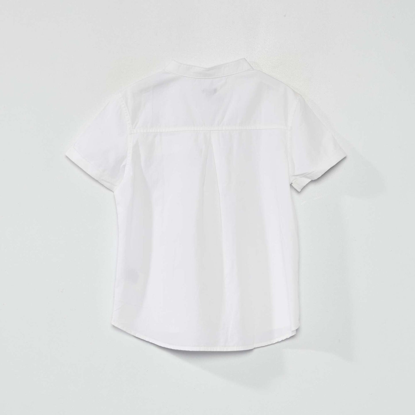 Chemise manches courtes blanc