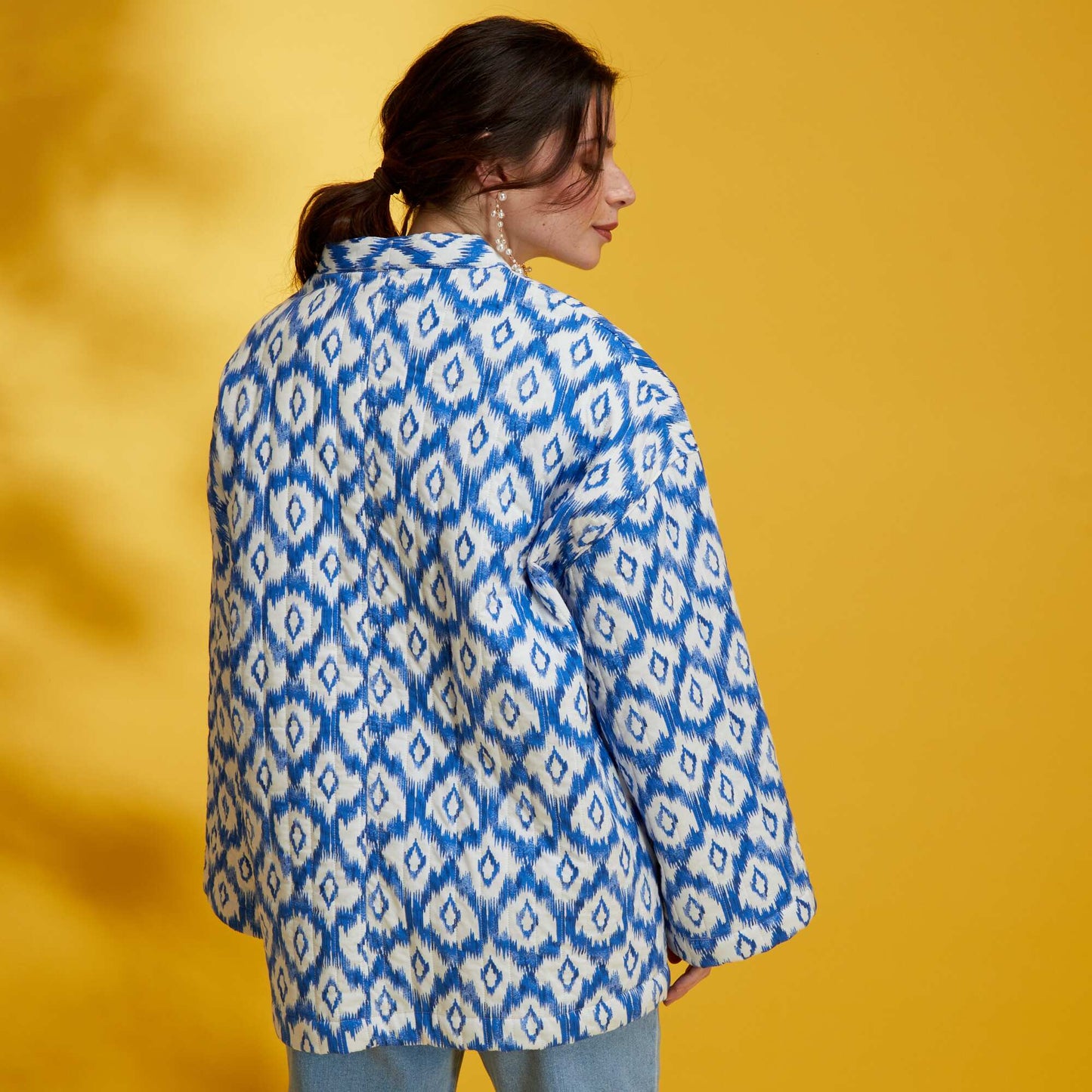 Veste matelass e Bleu