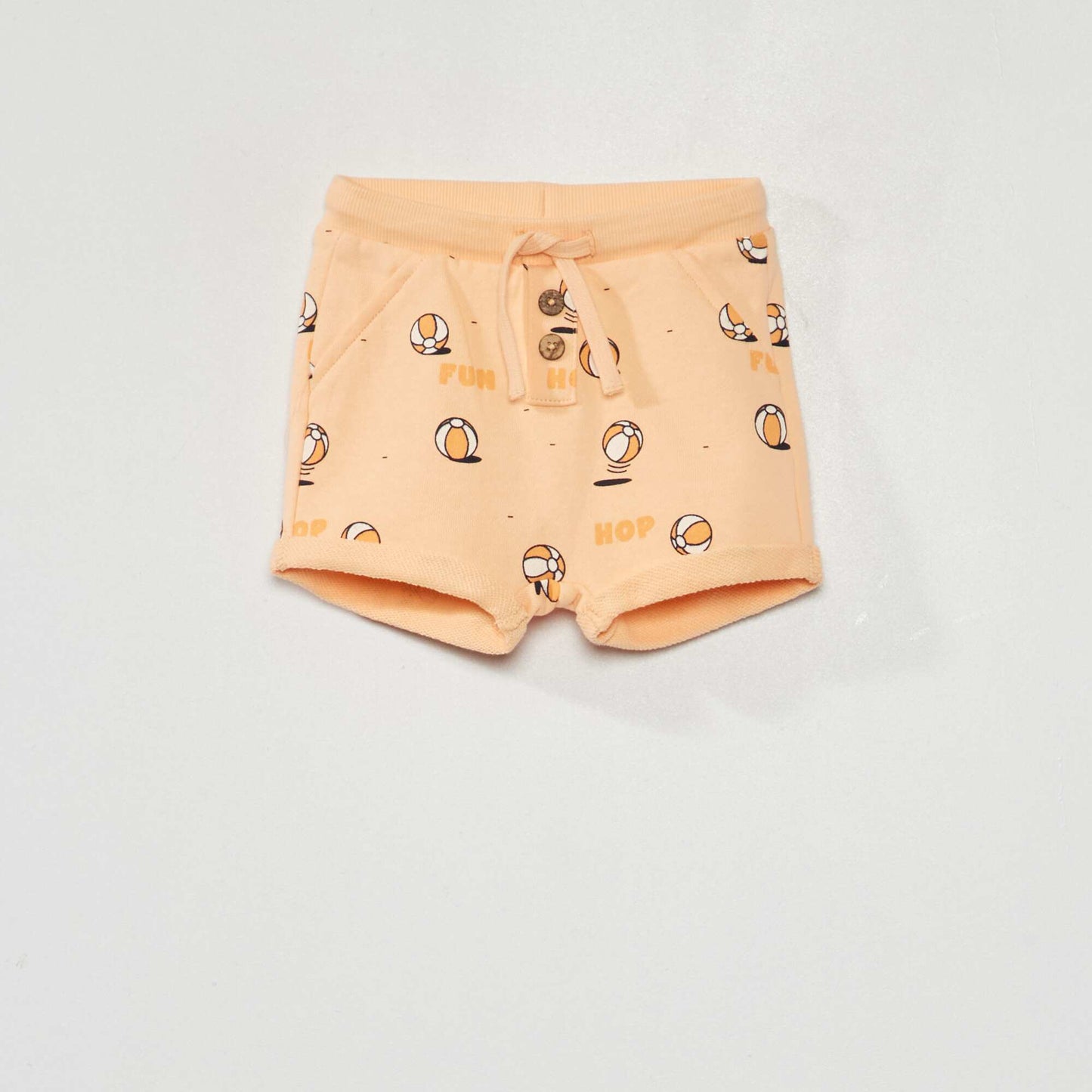 Short en french terry Orange