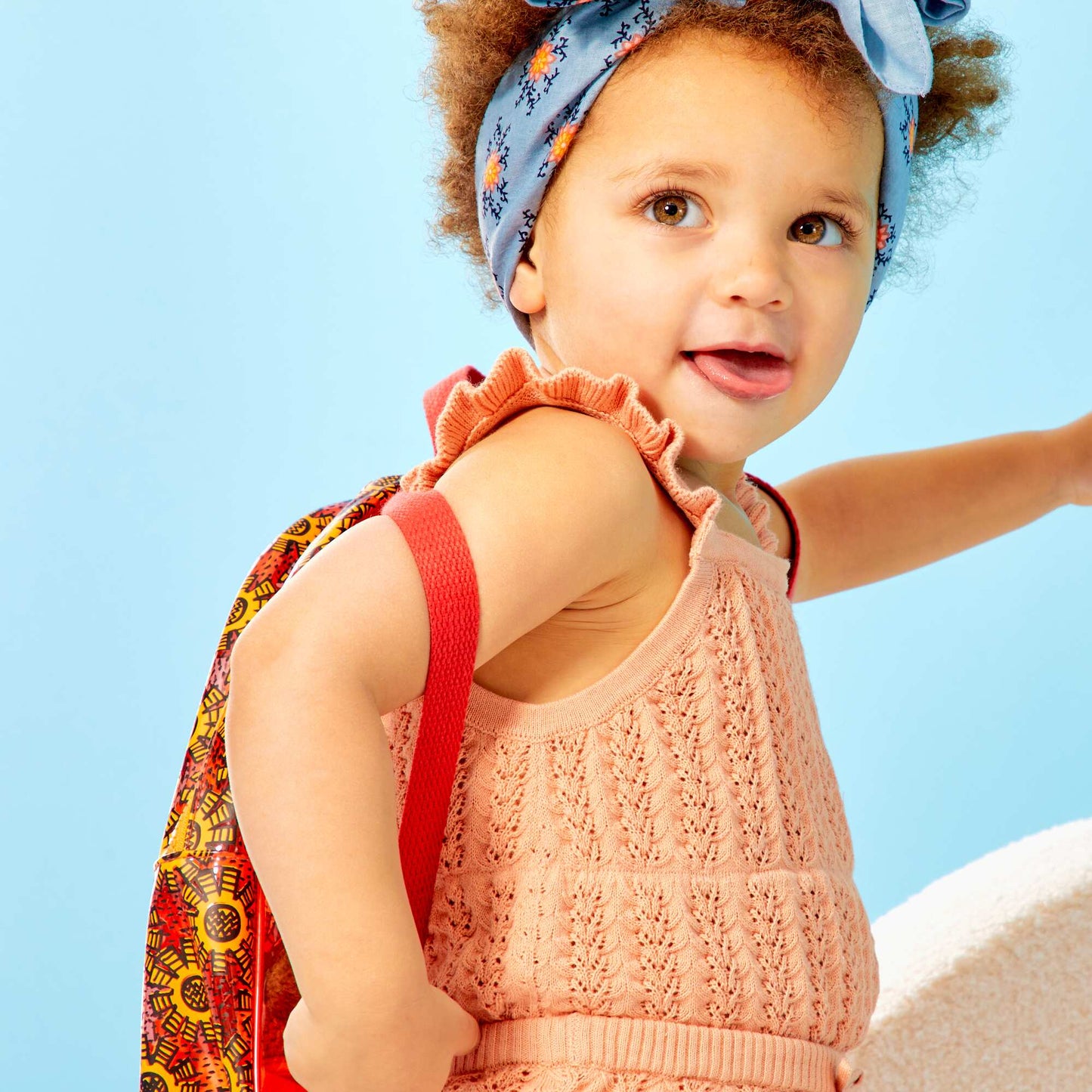 Ensemble en maille fantaisie - 2 pi ces Beige orang