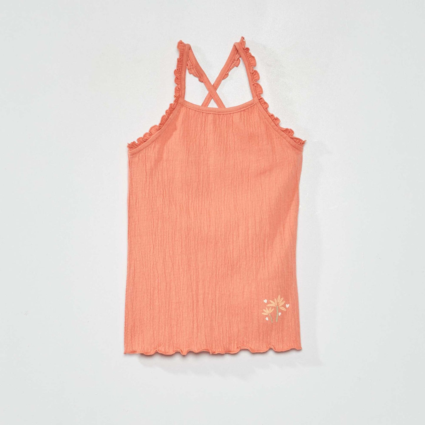 D bardeur en maille gaufr e Rose orang